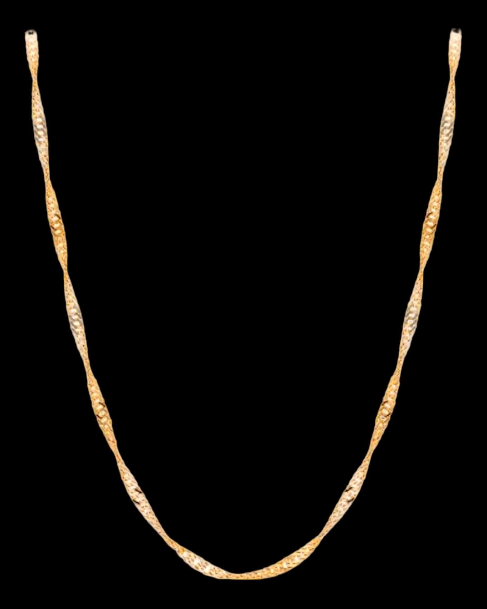 Singapore Mesh Necklace Gold