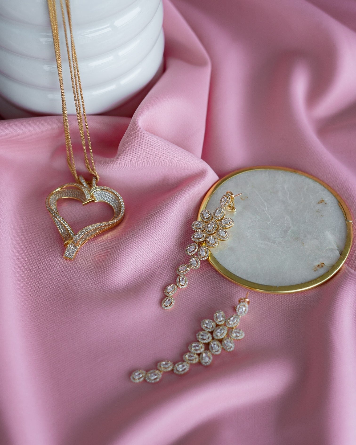 Gold Silver Party Earrings