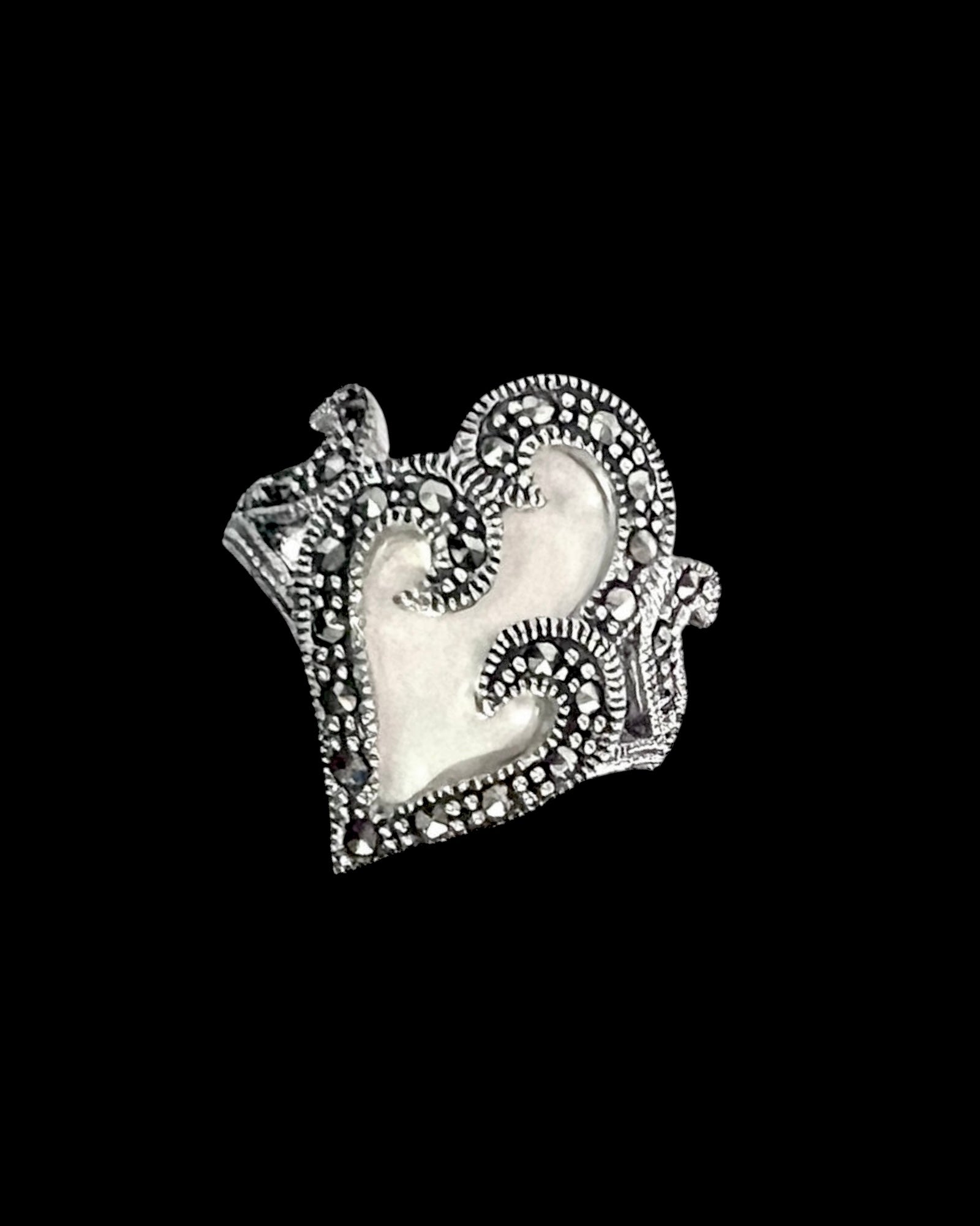 Heart Ring in Silver