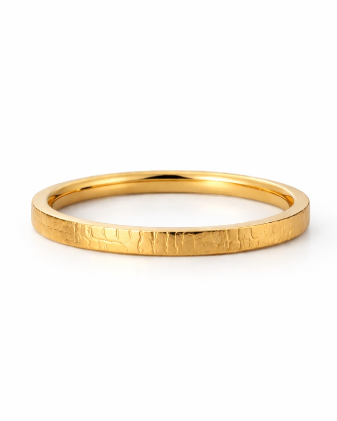 Aliança de Casamento com Textura - 2mm