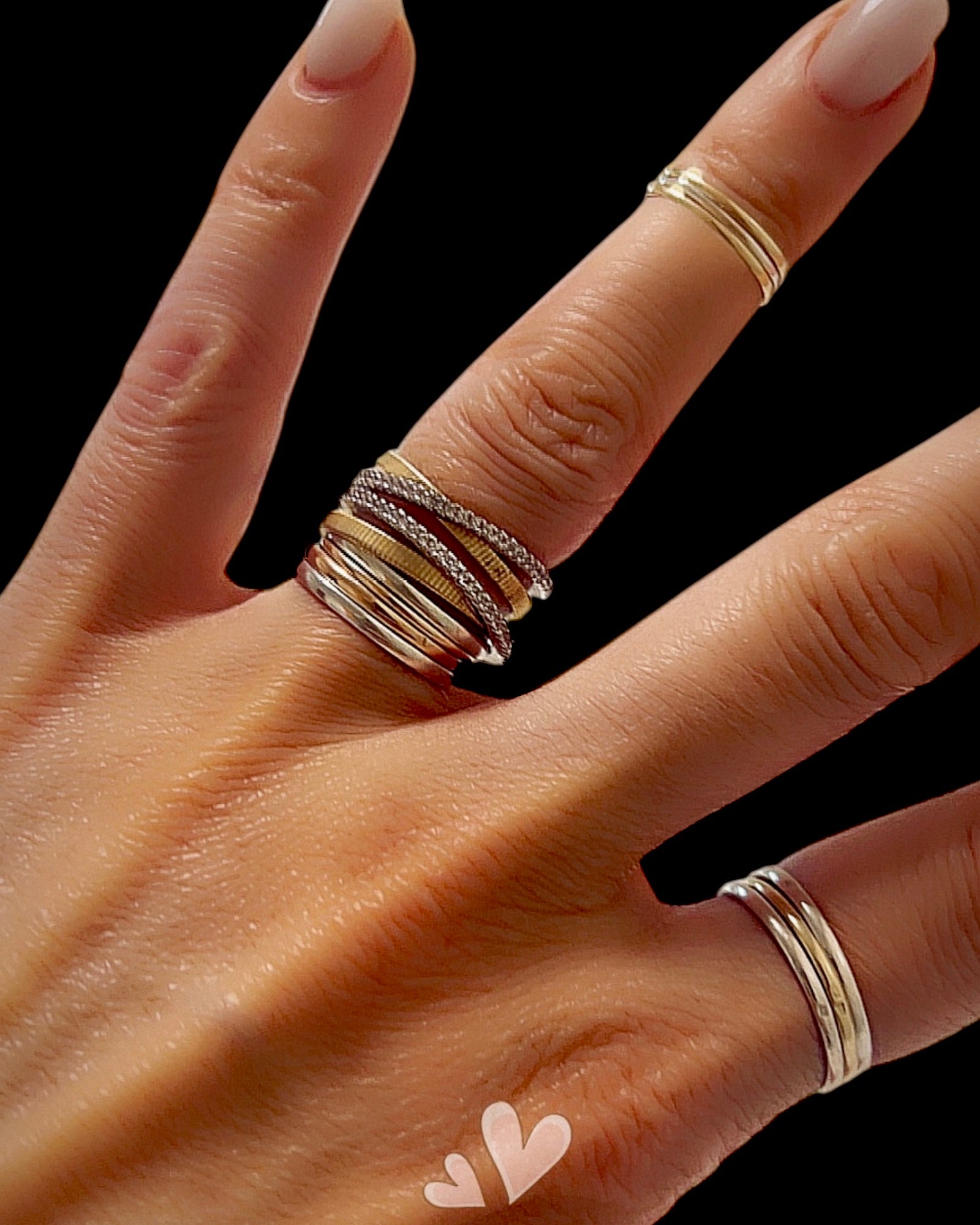 Gold Plated Cross Ring