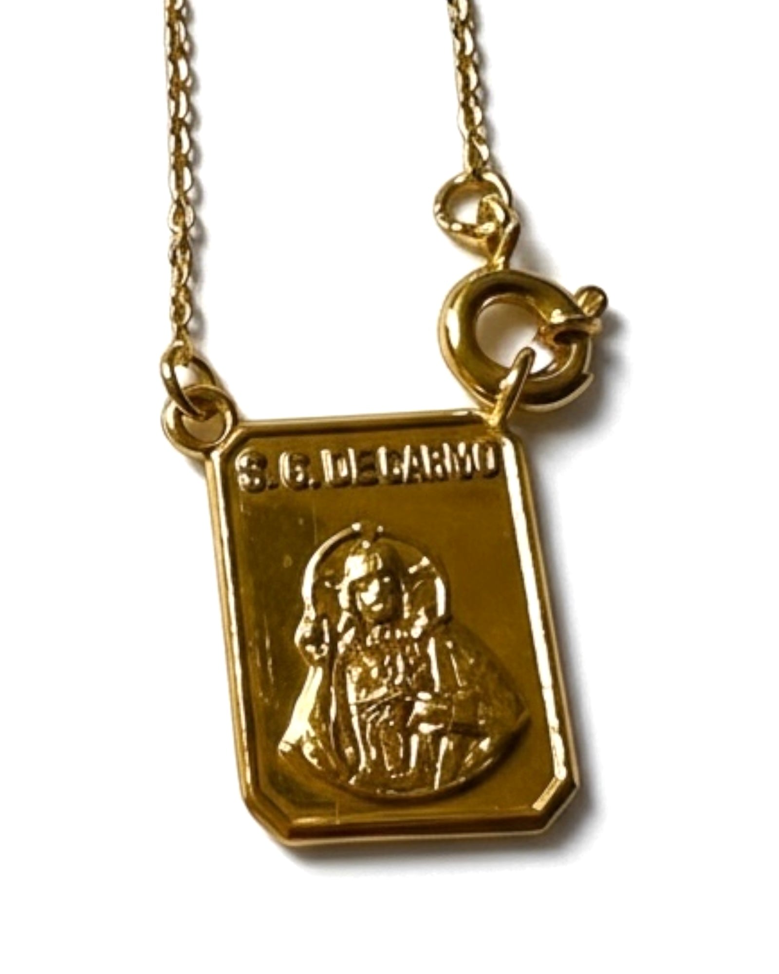 Colar Escapulário Ouro Rosa