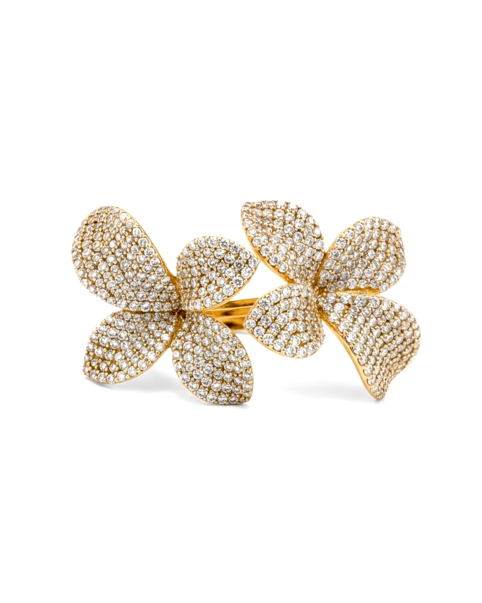 Anel Pétalas em Prata