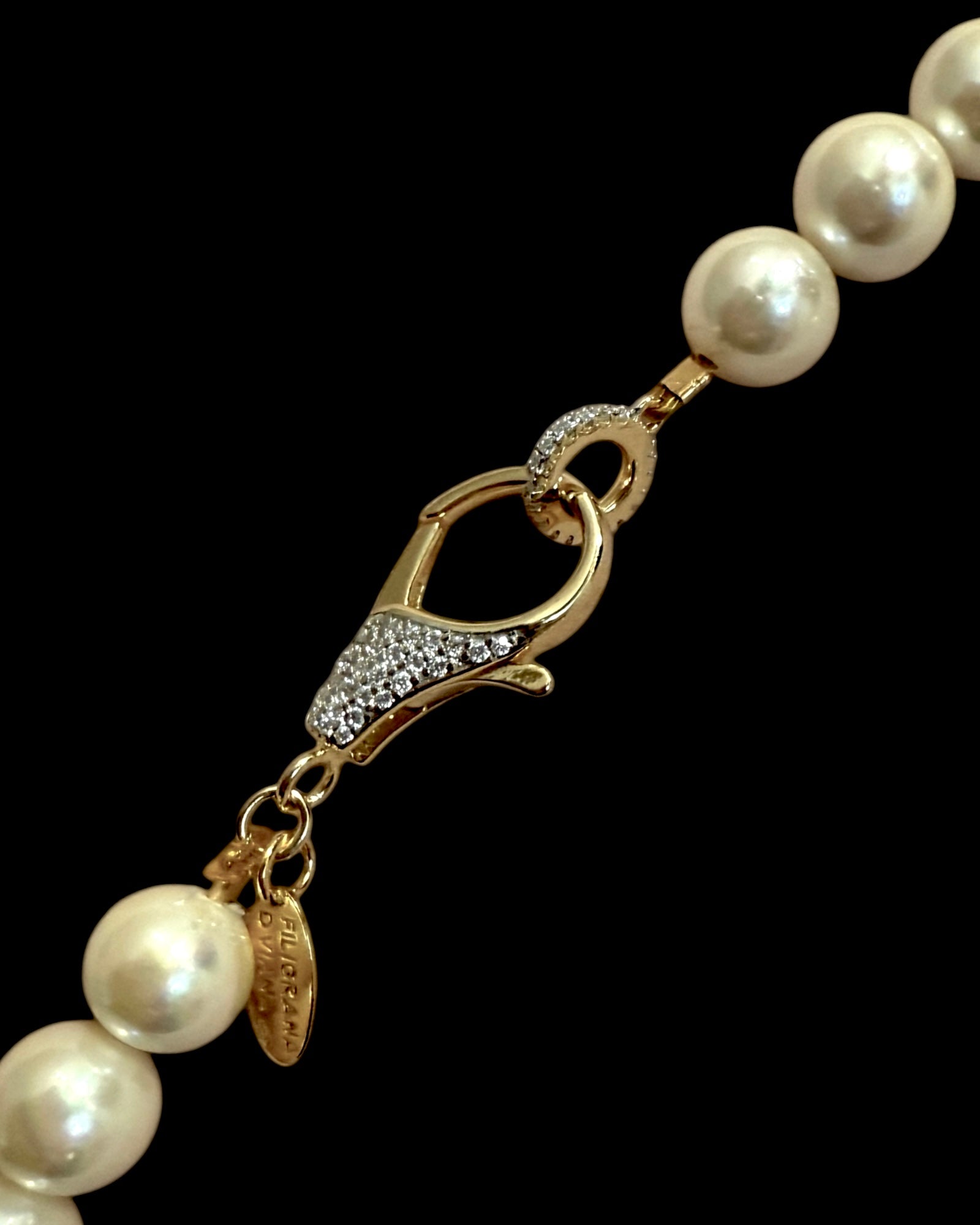 Silver Pearl Necklace