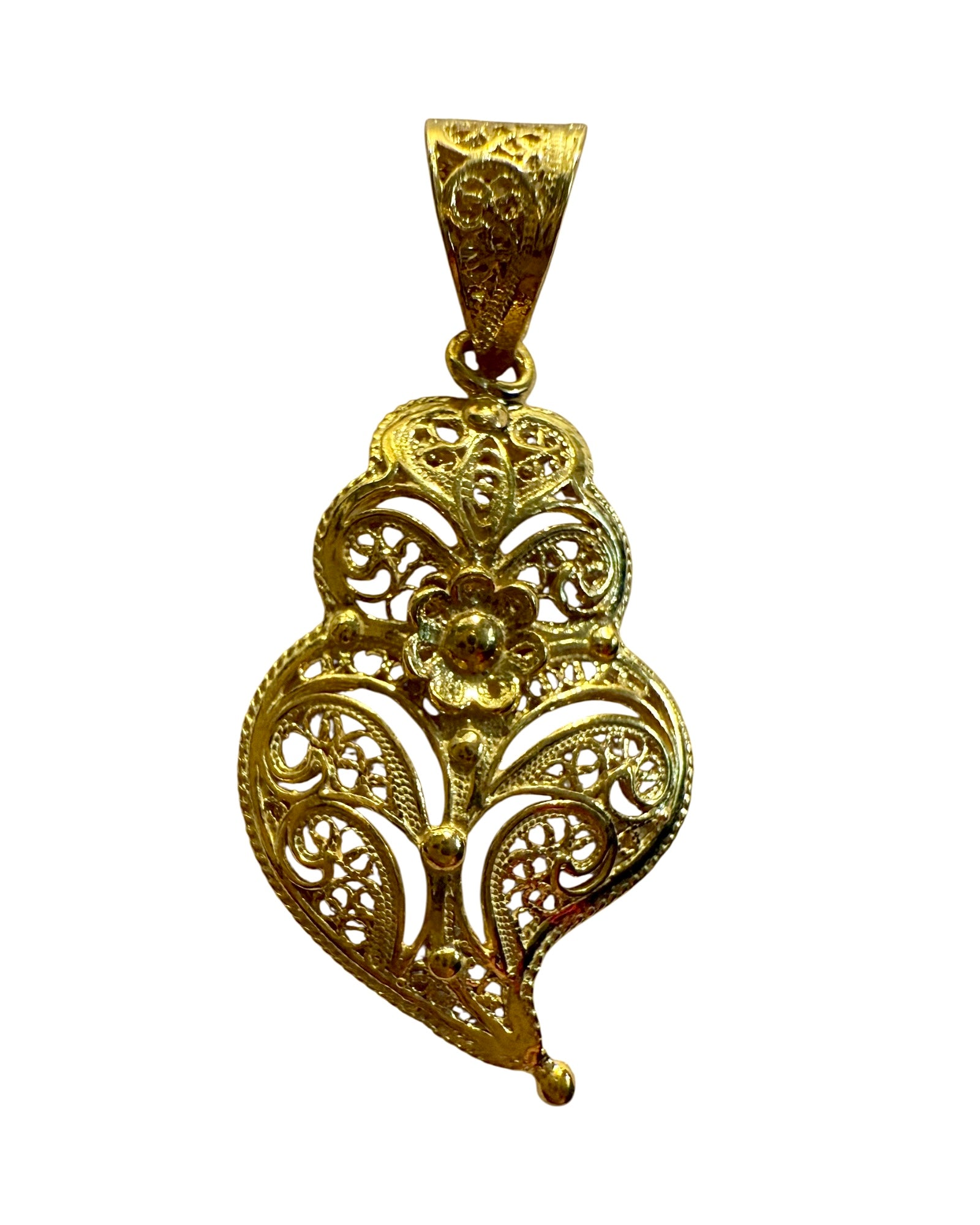 Heart of Viana Medal in Gold Plated Silver