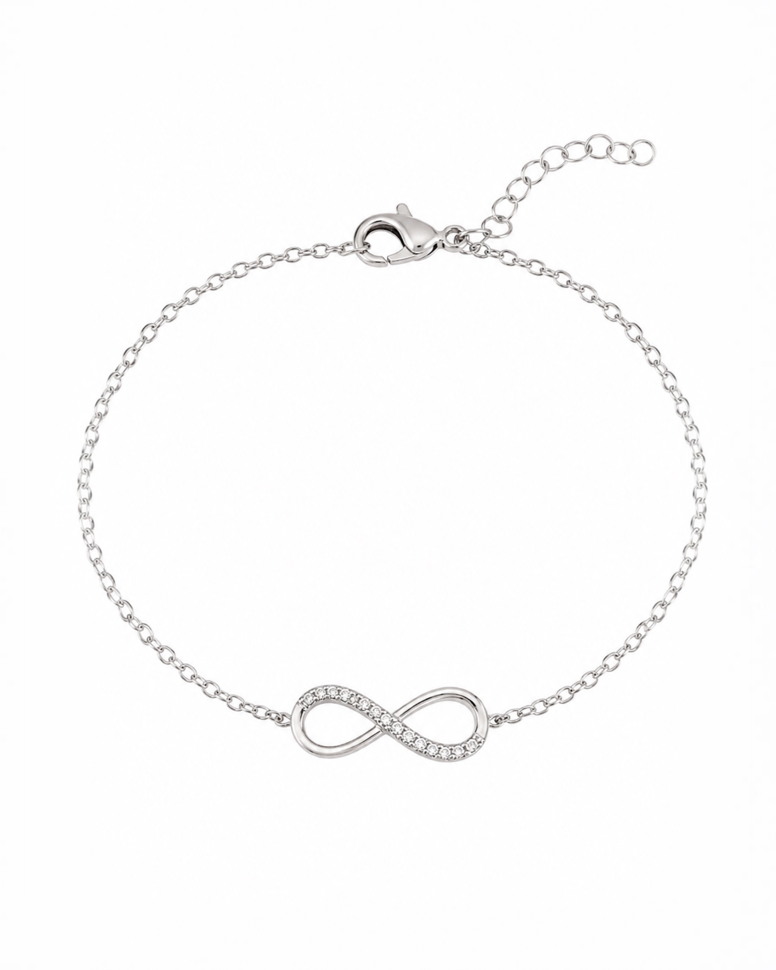 Pulseira Infinito em Prata