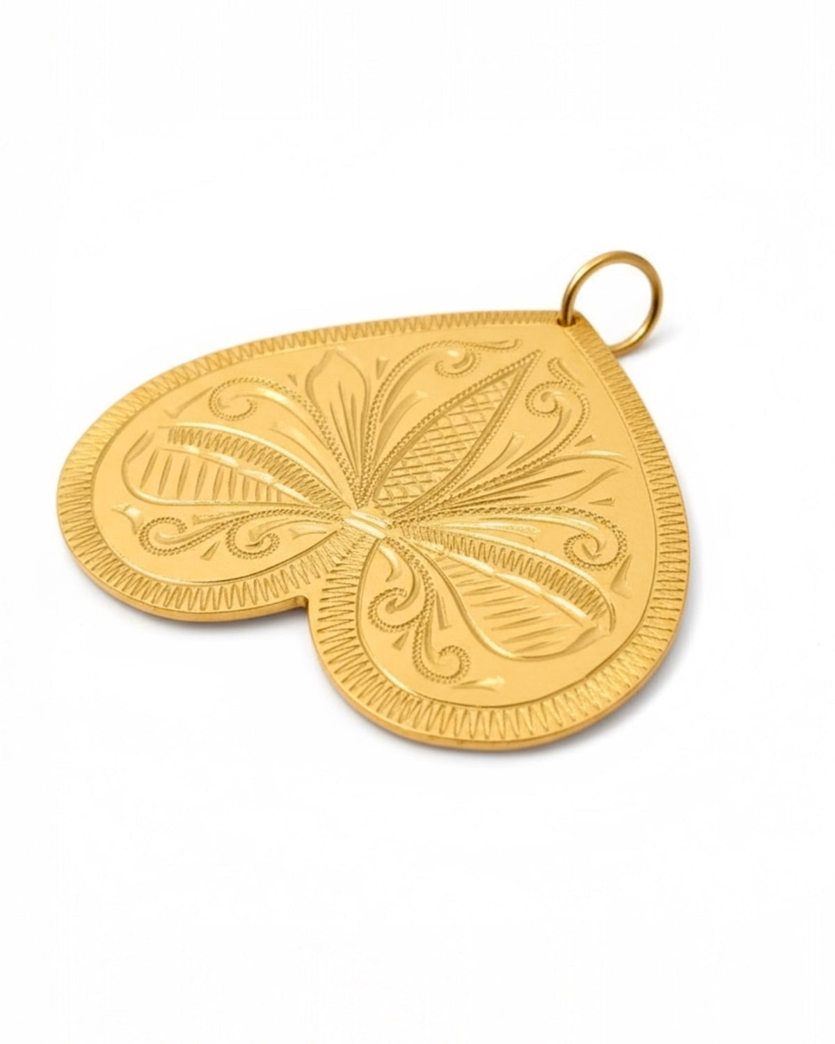 Medalha Borboleta em Prata Dourada