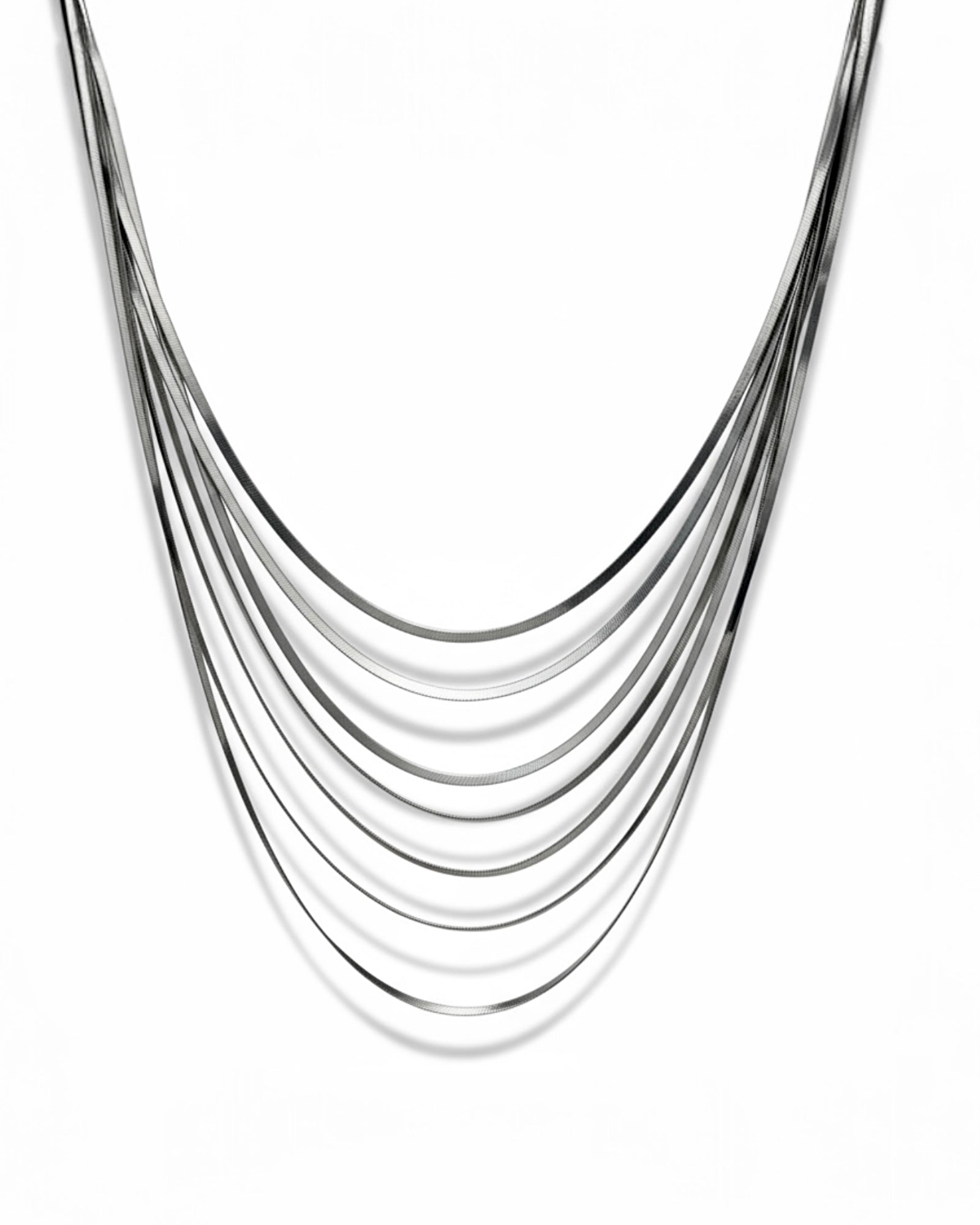 Colar Degradê em Prata