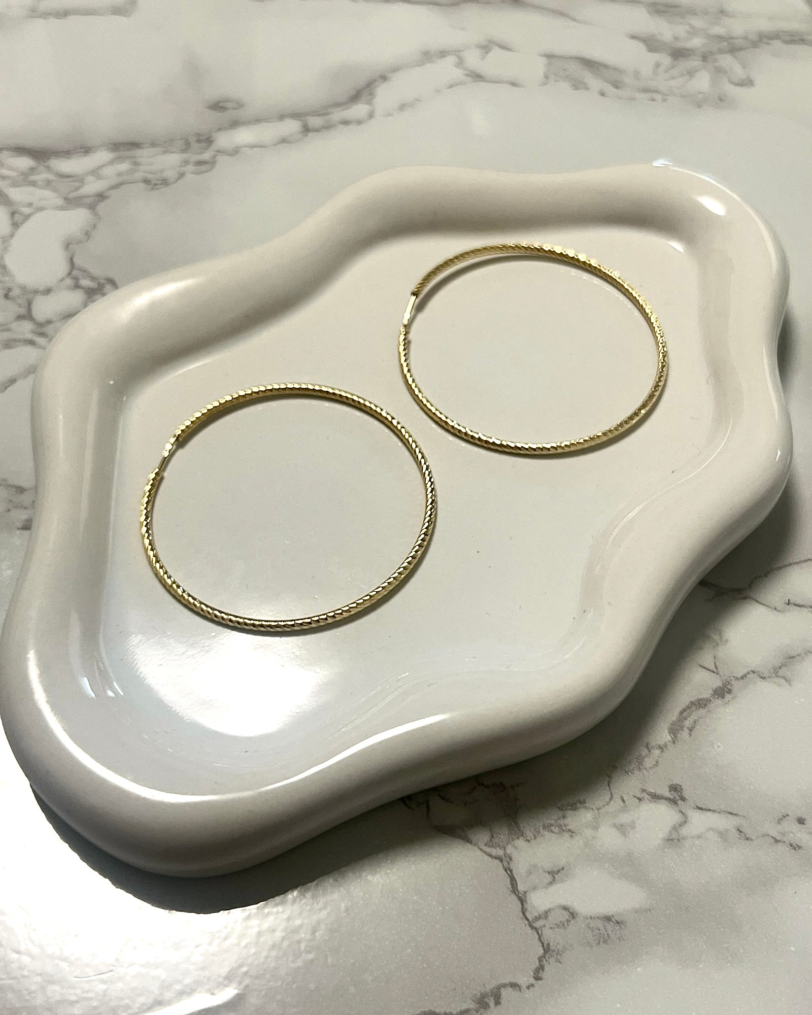 Argolas em Prata Dourada