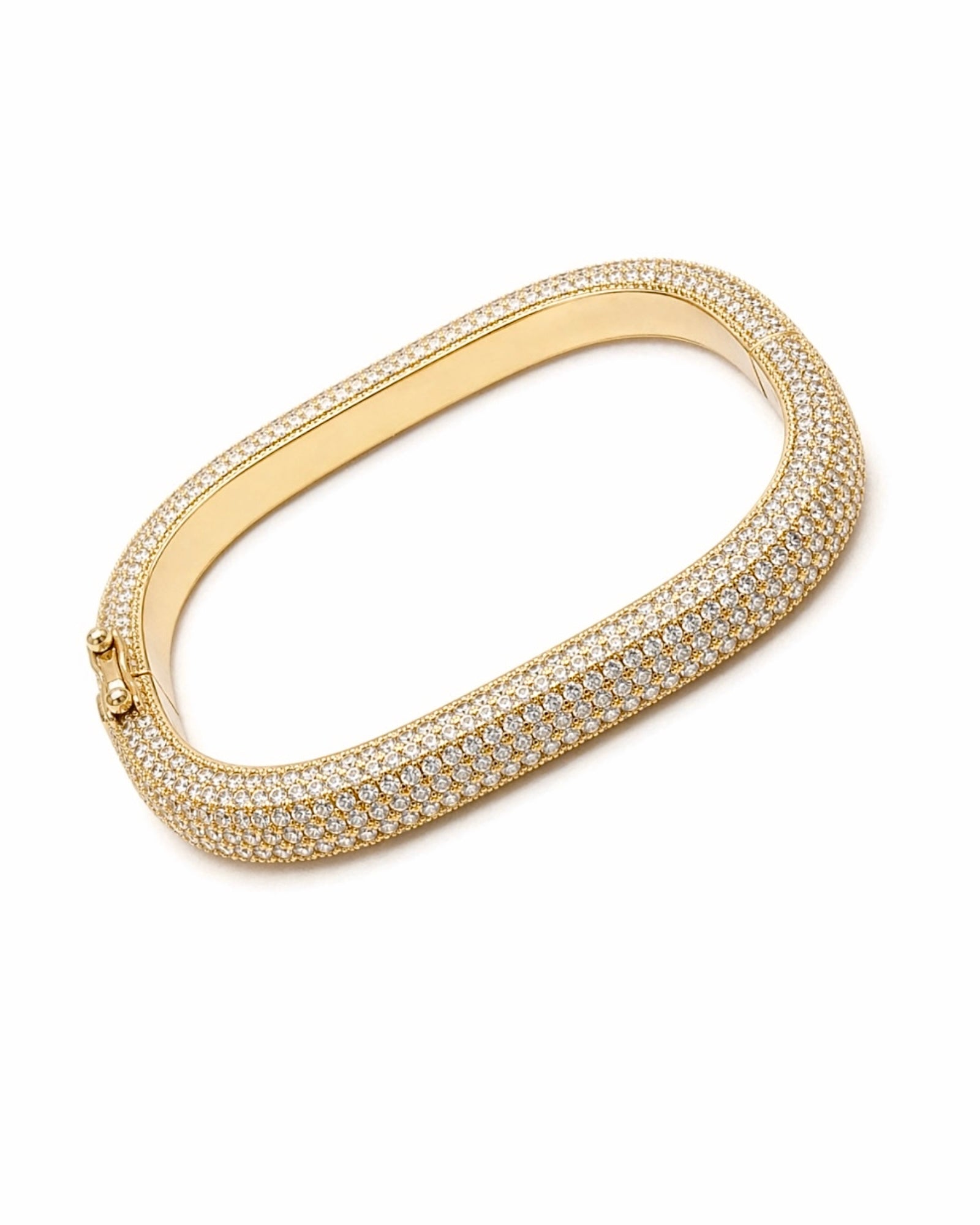 Pulseira Glamour em Prata Dourada