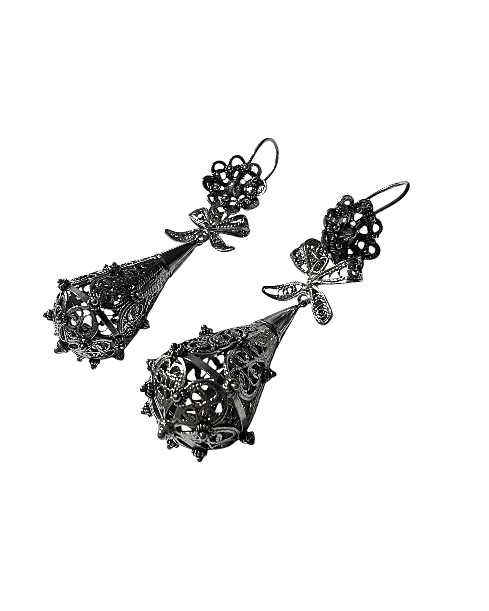 Filigree Silver Earrings