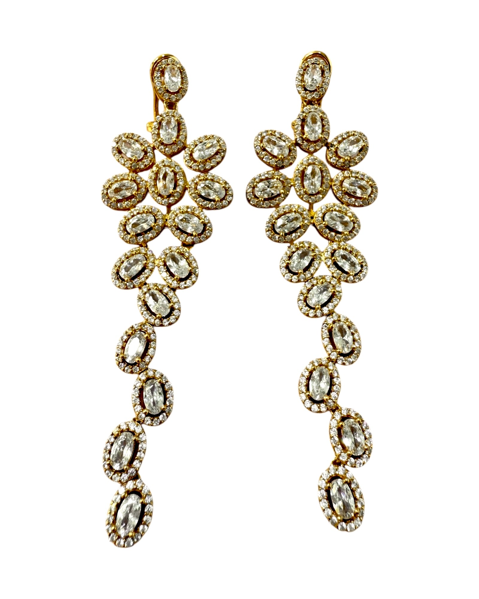 Gold Silver Party Earrings