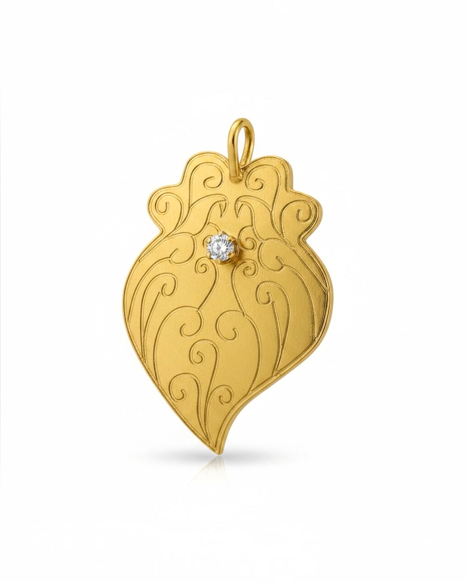Viana Heart Medal in Gilded Silver