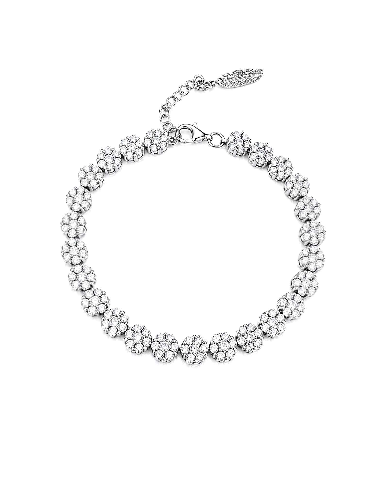 Pulseira Brilhos em Prata