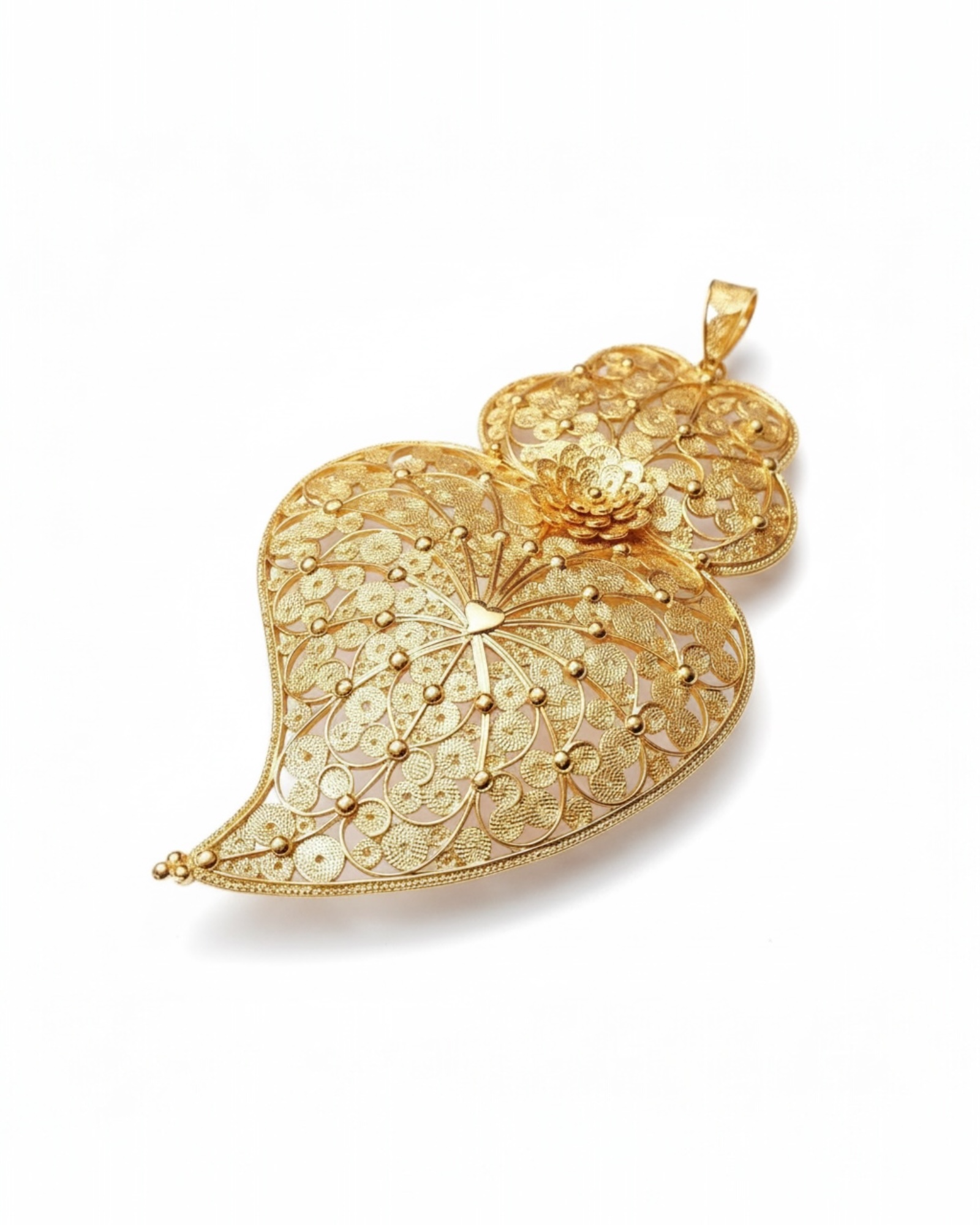 Viana Heart Medal in Gilded Silver
