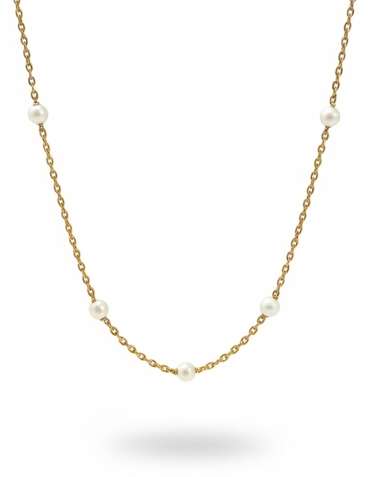 Colar Pérolas Ouro
