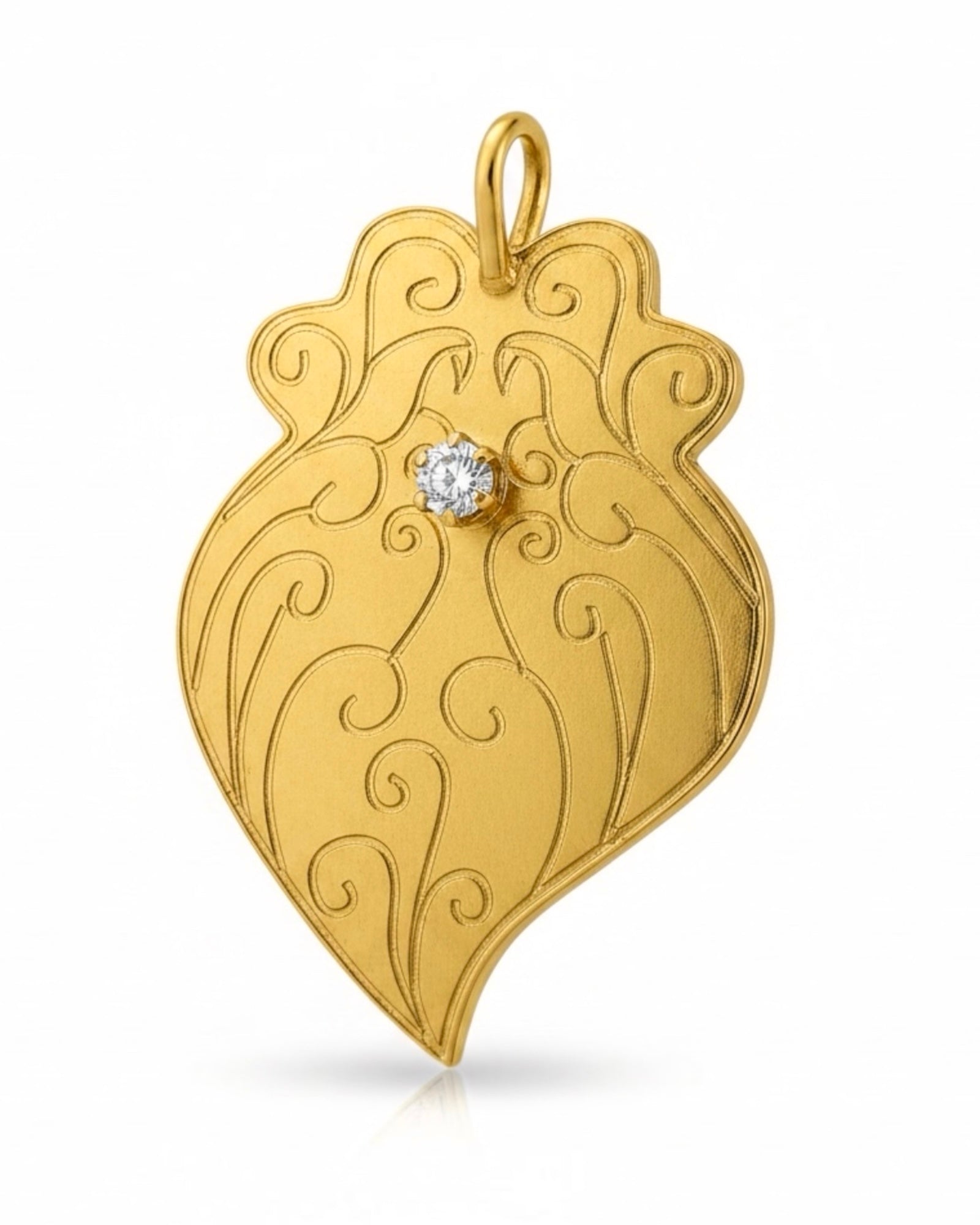 Viana Heart Medal in Gilded Silver