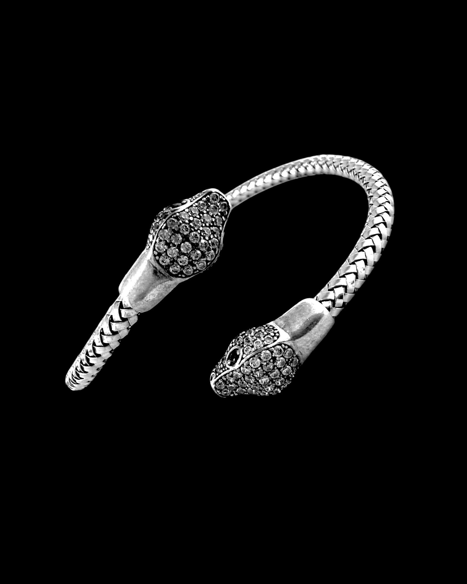 Pulseira / Escrava Serpente em Prata