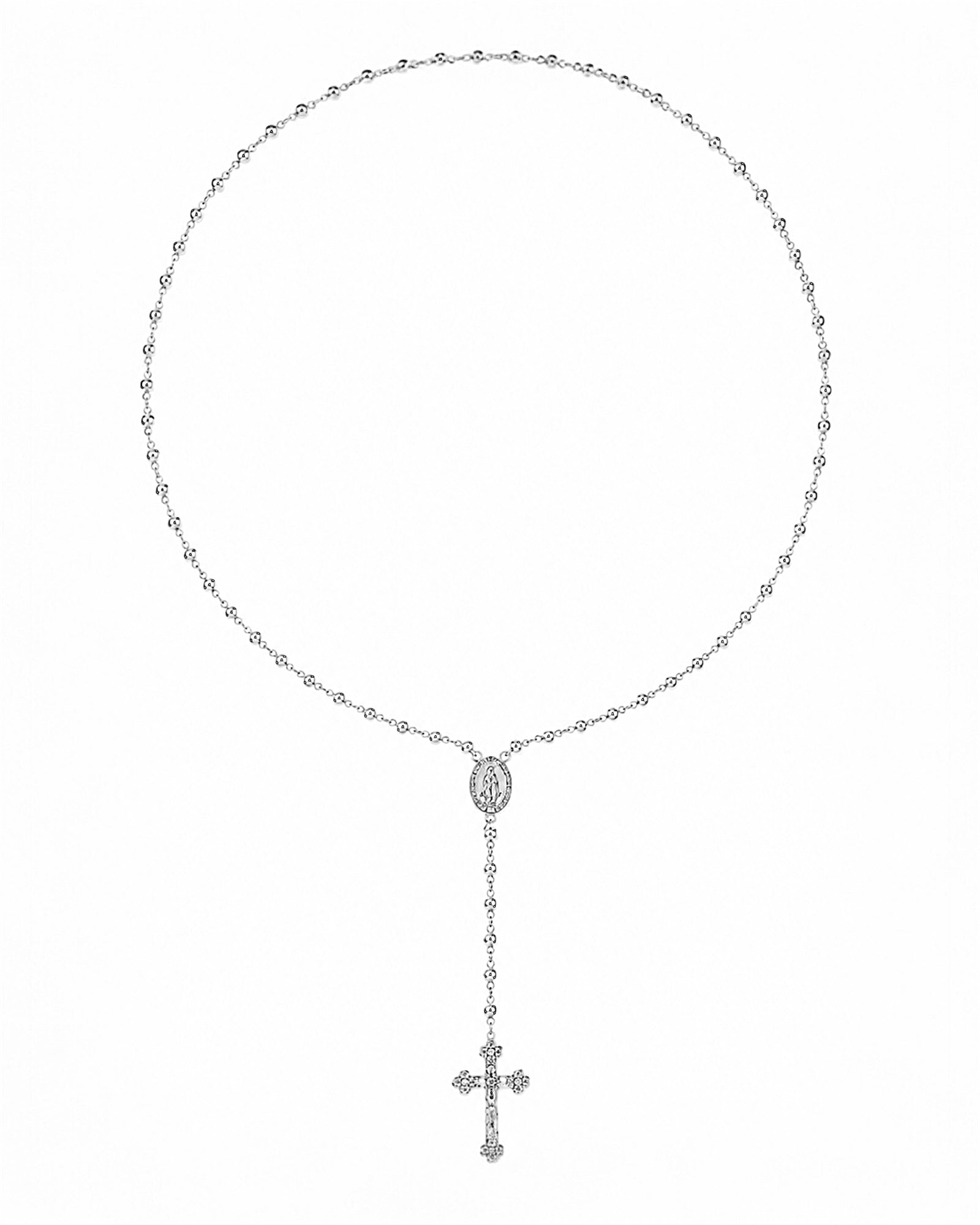 Silver Rosary