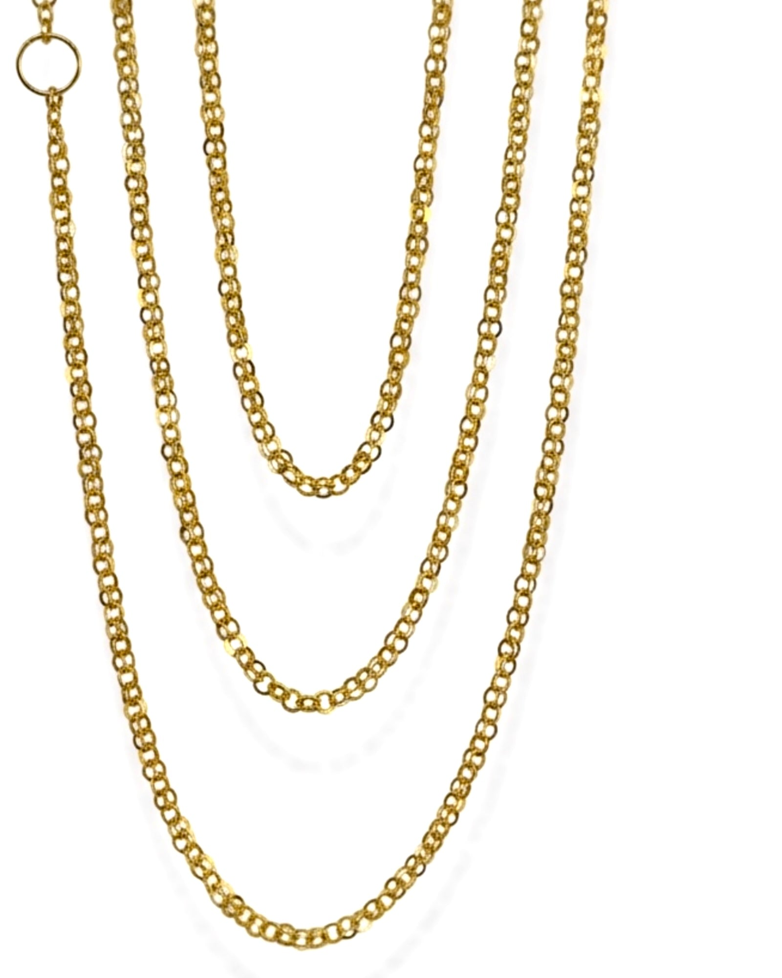 Enamel Necklace in Gold-Plated Silver