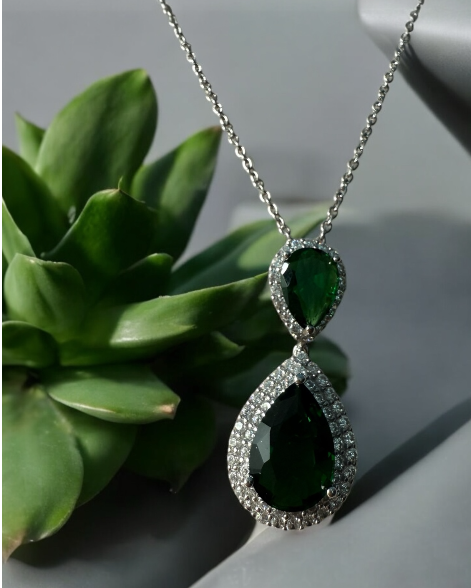 Colorful Silver Necklace