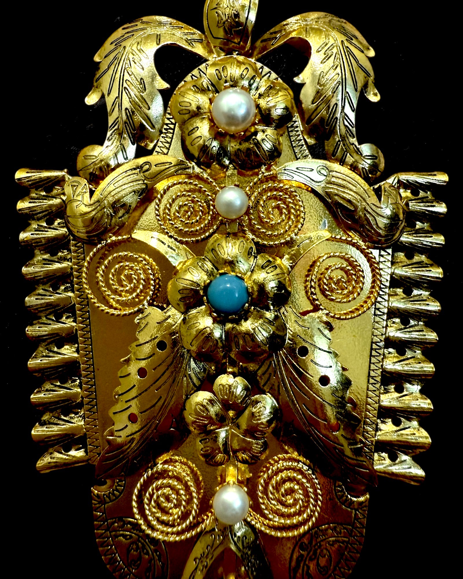 Baroque Gramalheira Medal in Gilded Silver