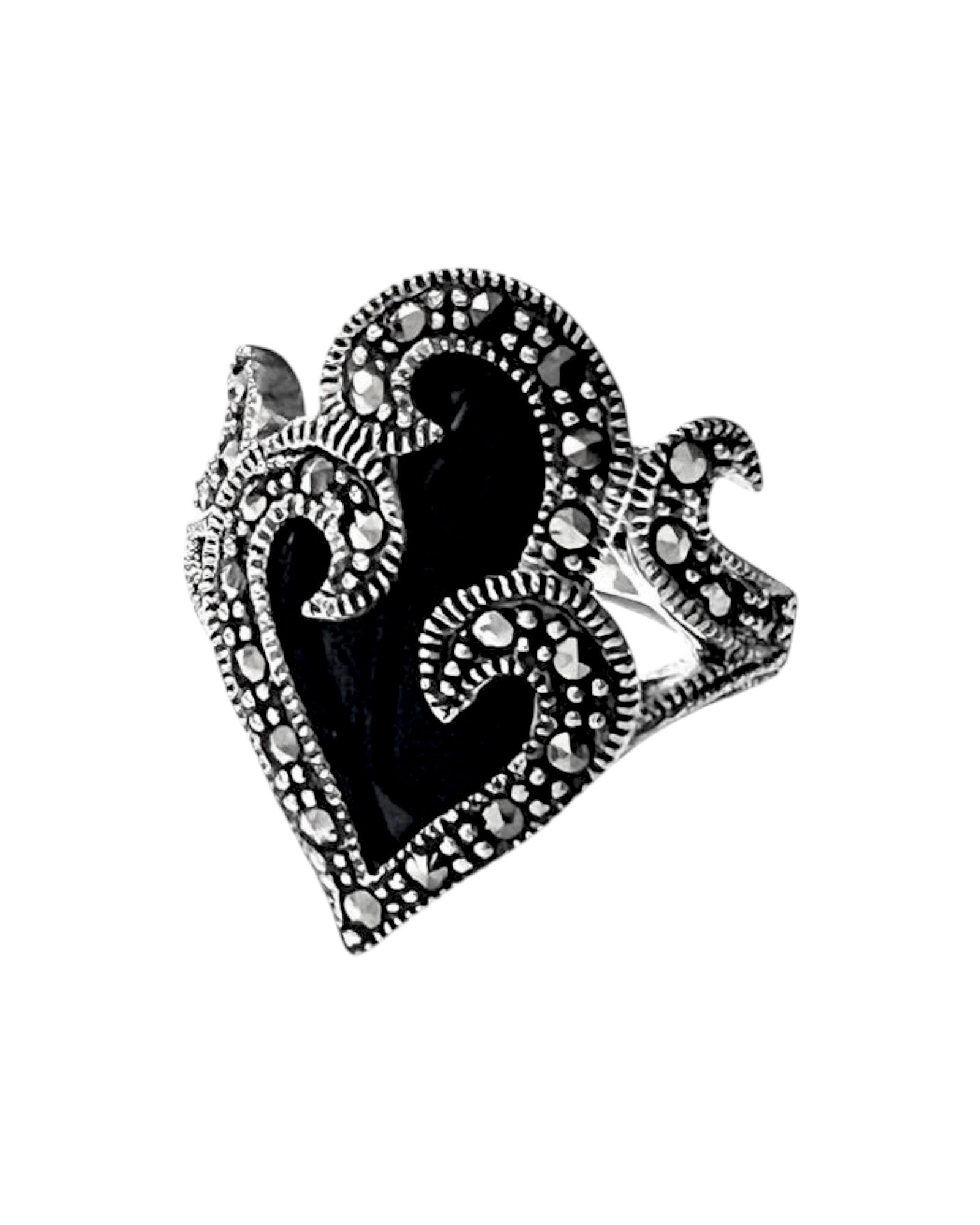 Silver Heart Ring