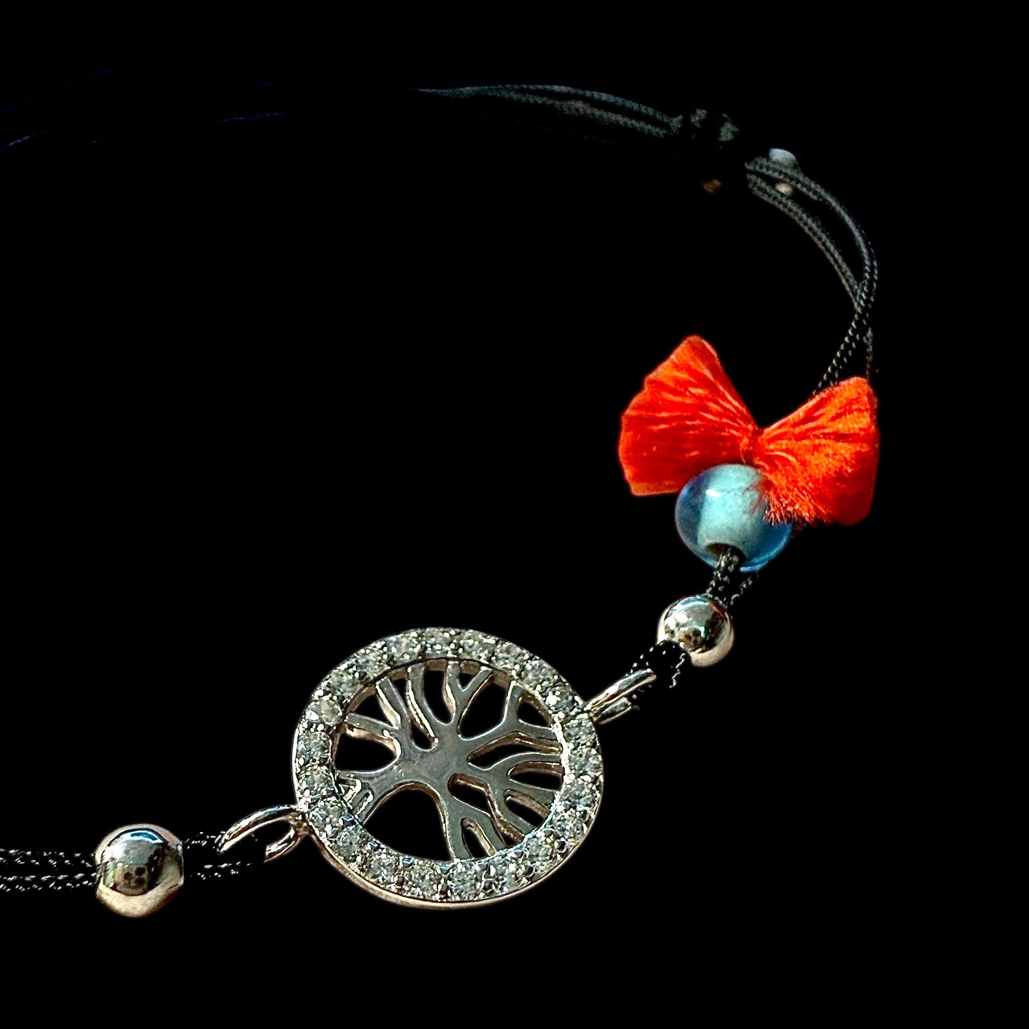 Silk Tree of Life Bracelet Silver
