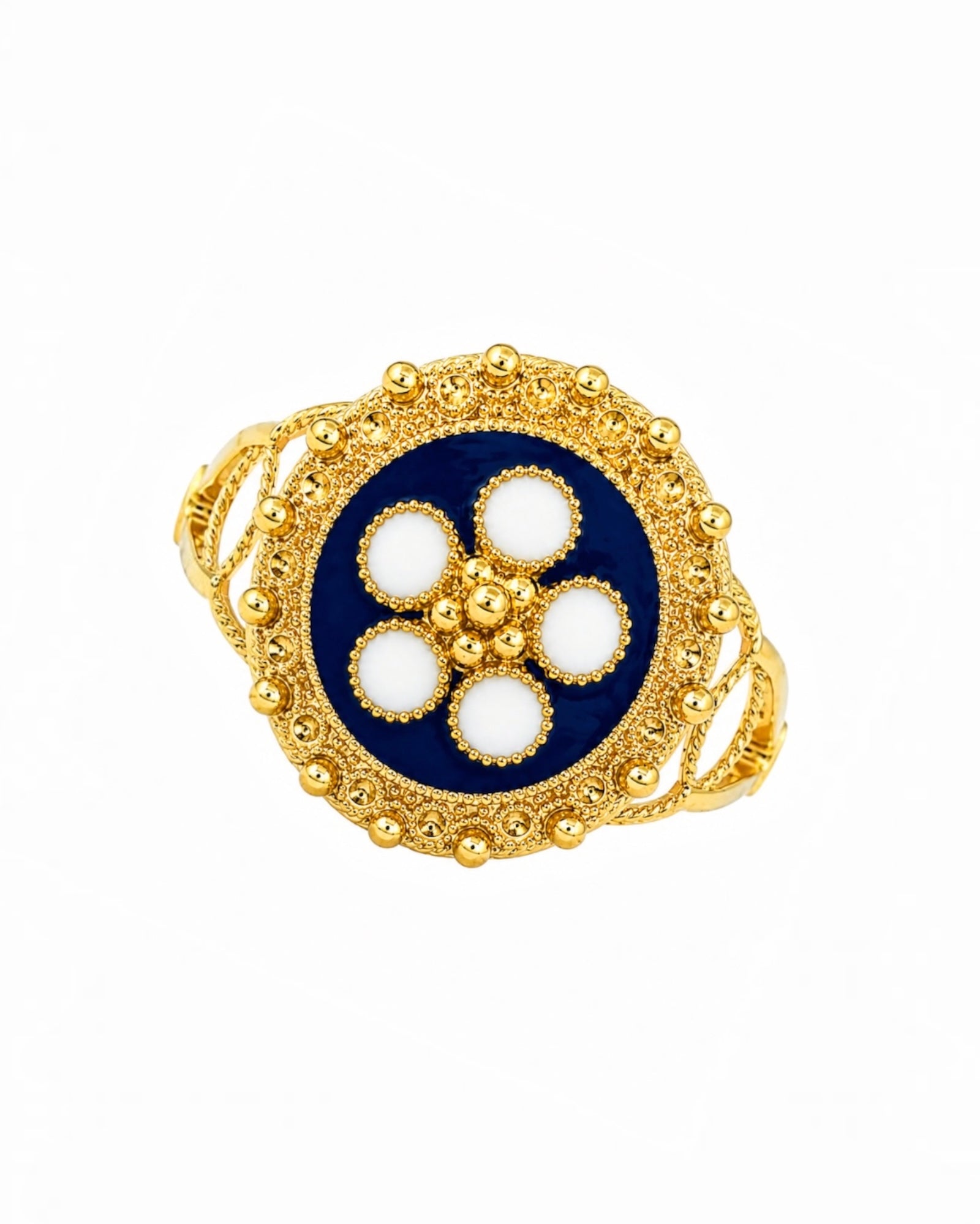 Snail Ring in Gold-Plated Silver