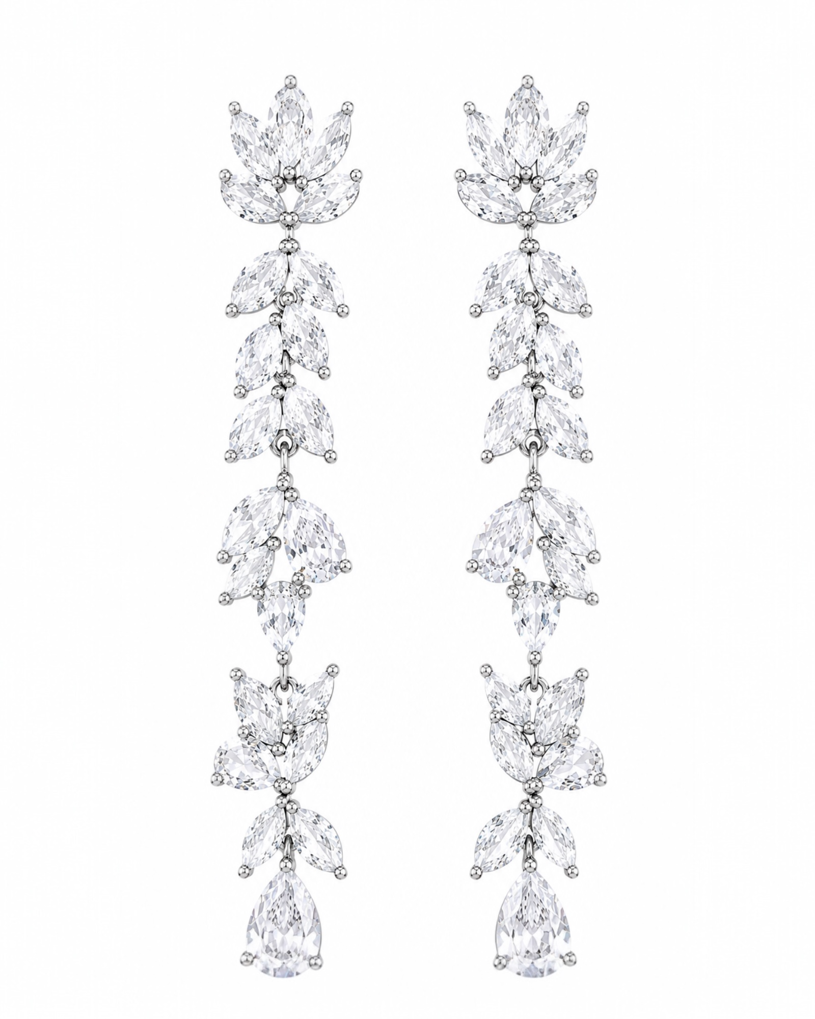 Silver Flower Earrings