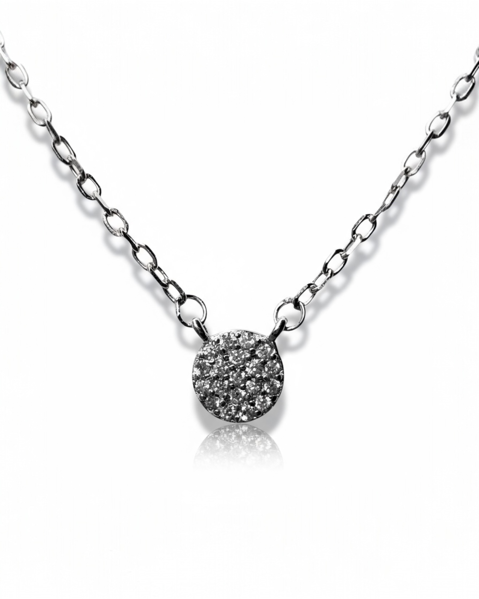 Colar Ponto de Luz em Prata