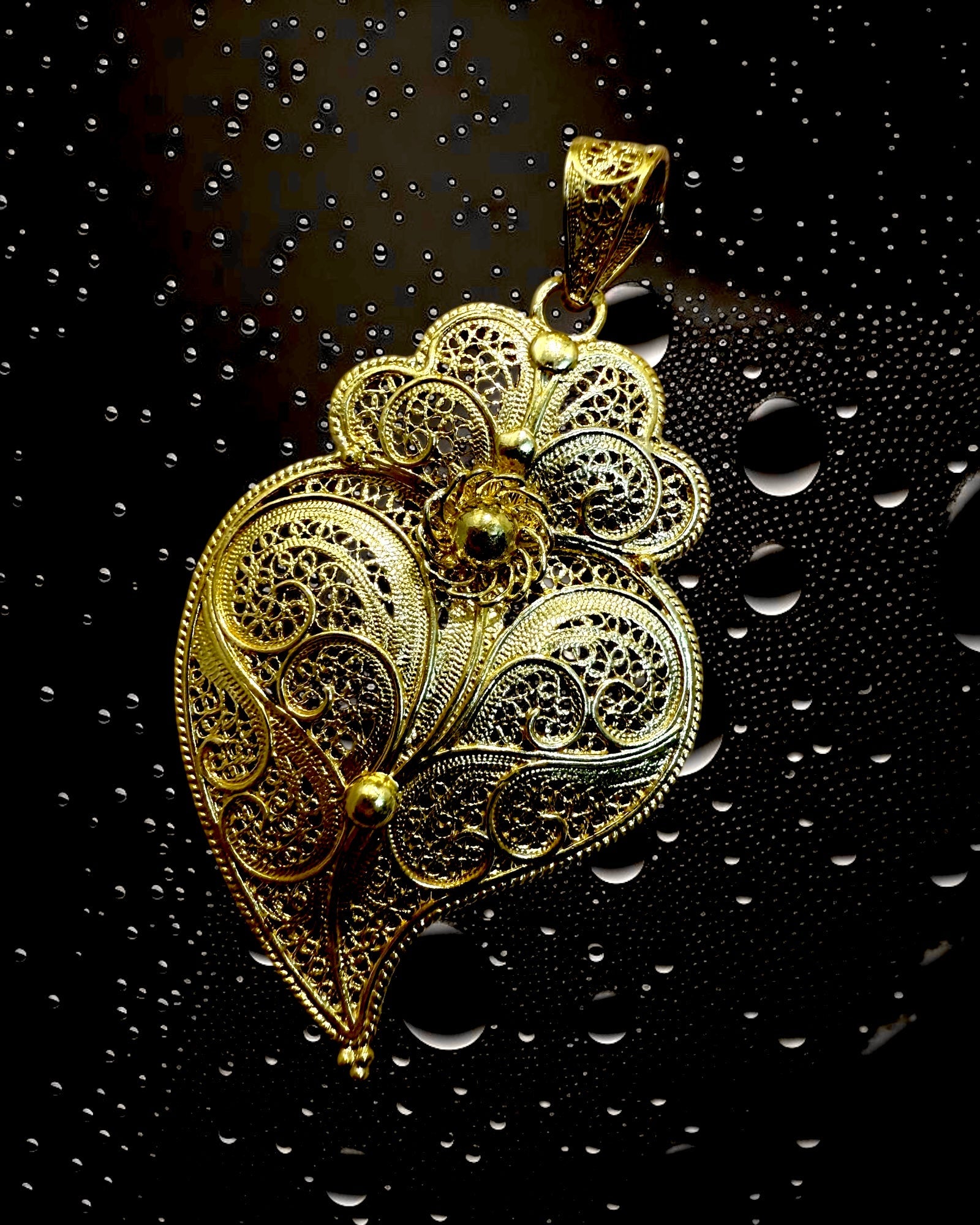 Heart of Viana Medal in Gold Plated Silver
