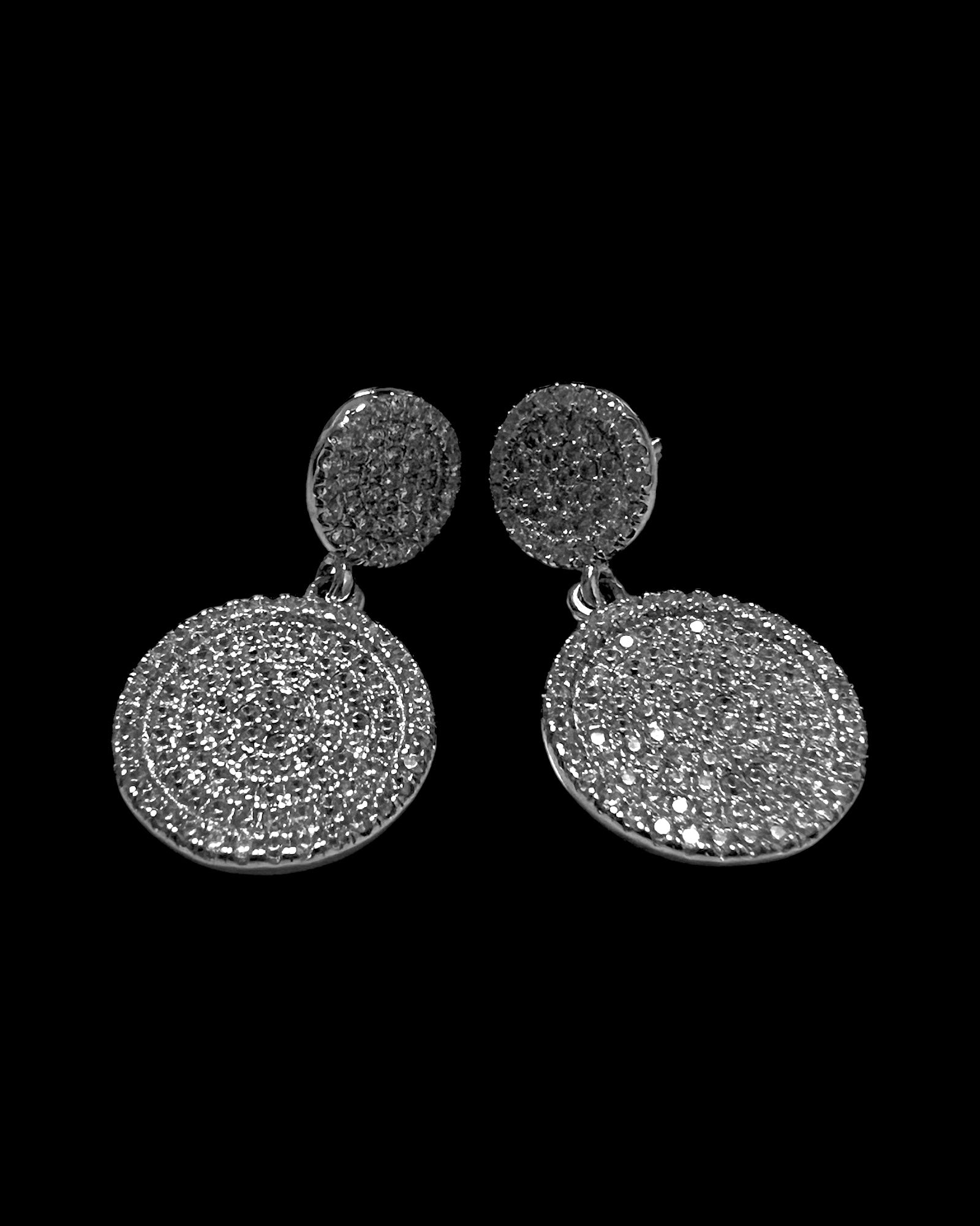 Silver Sparkle Earrings
