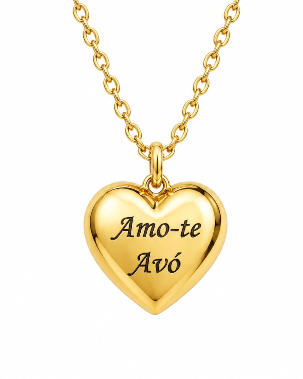 Infinity Necklace "I Love You Mom" in Gold Plated Silver