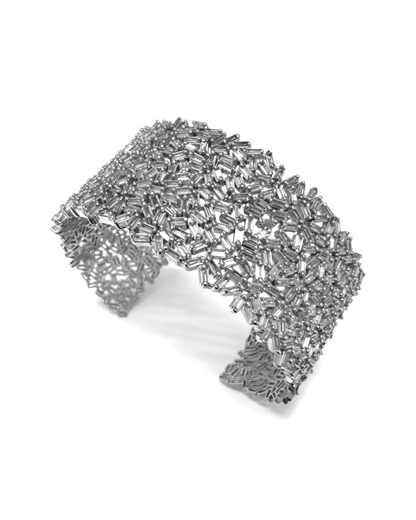 Pulseira / Escrava Baguetes em Prata