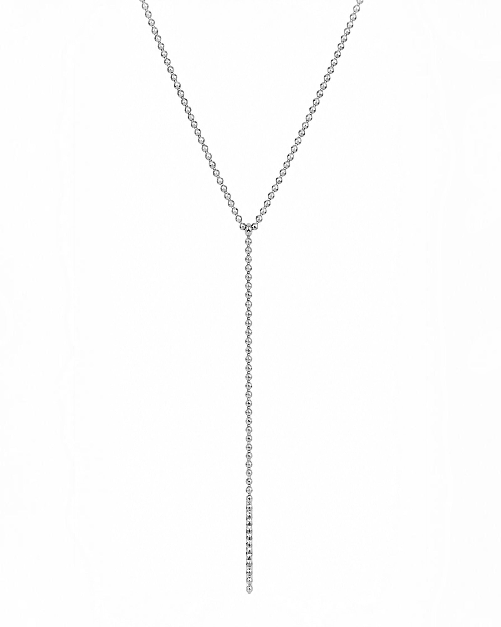 Long Silver Necklace