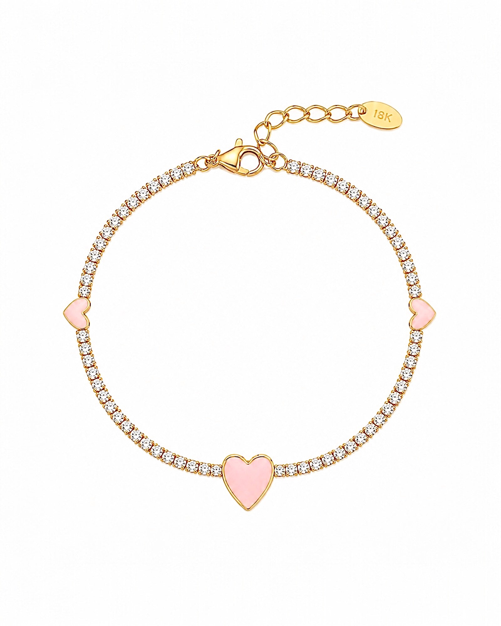 Pulseira Corações