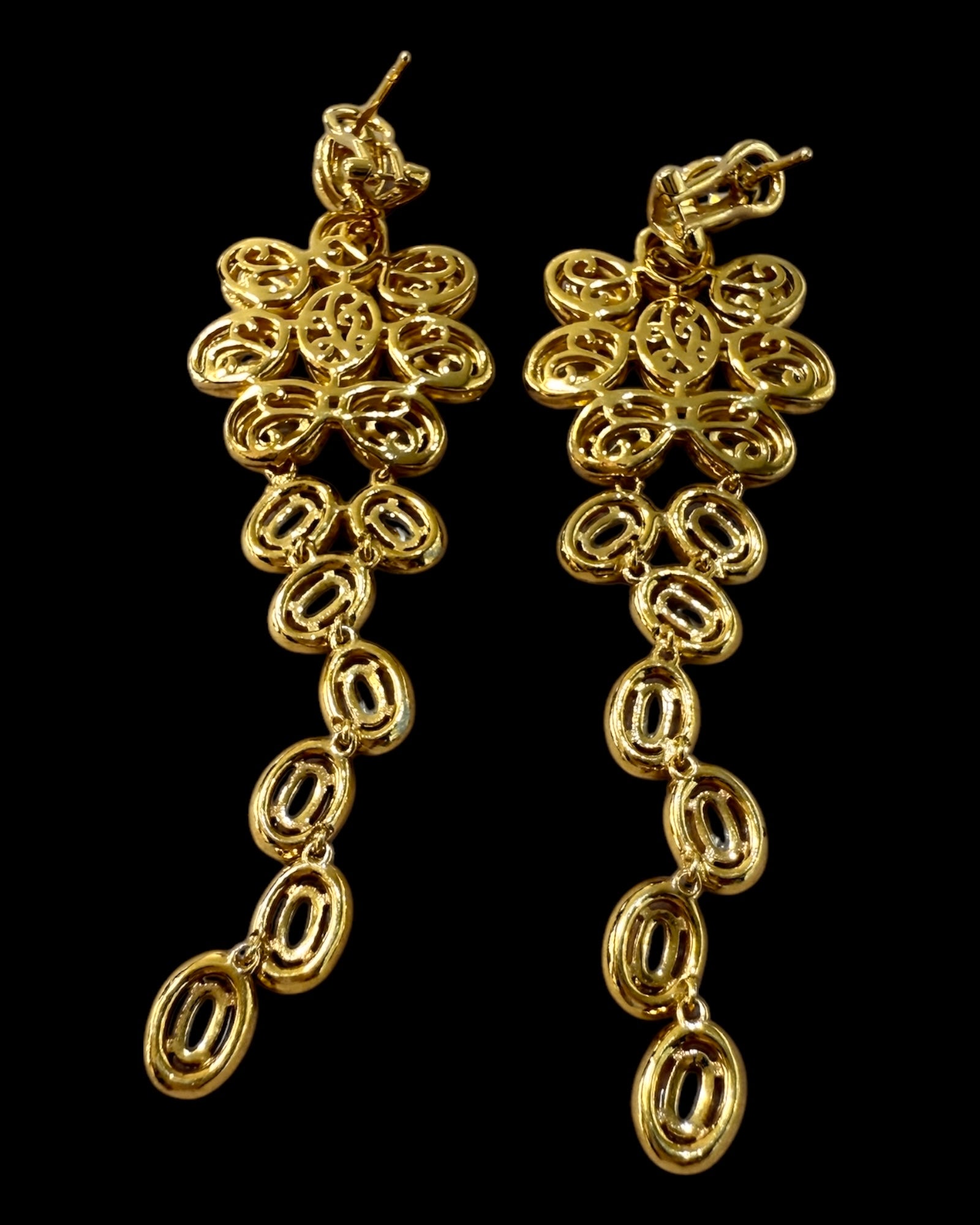Gold Silver Party Earrings