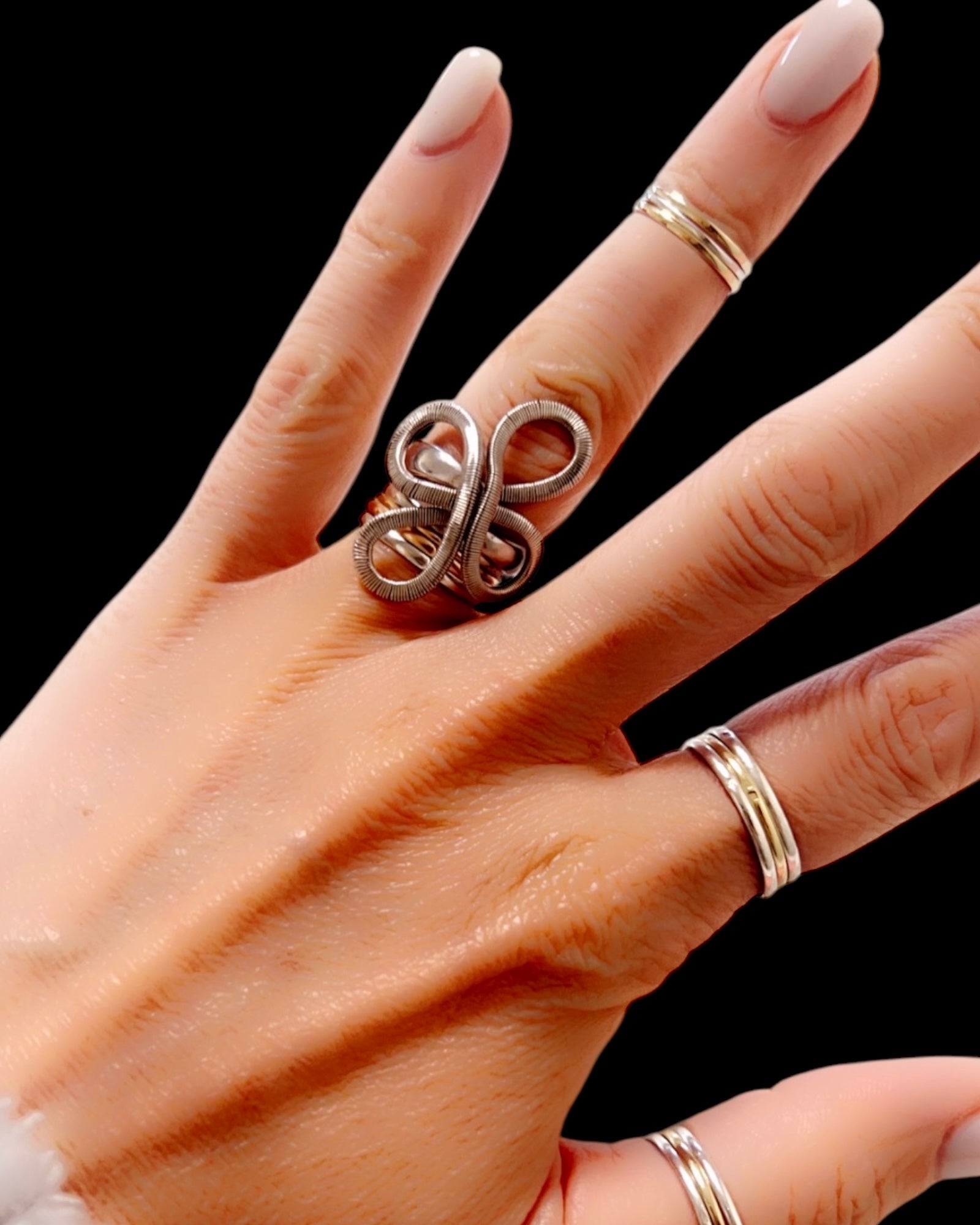 Silver Waves Ring