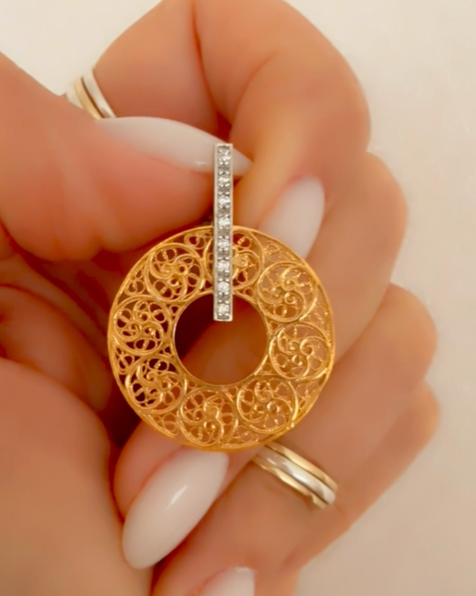 Filigree Flower Earrings