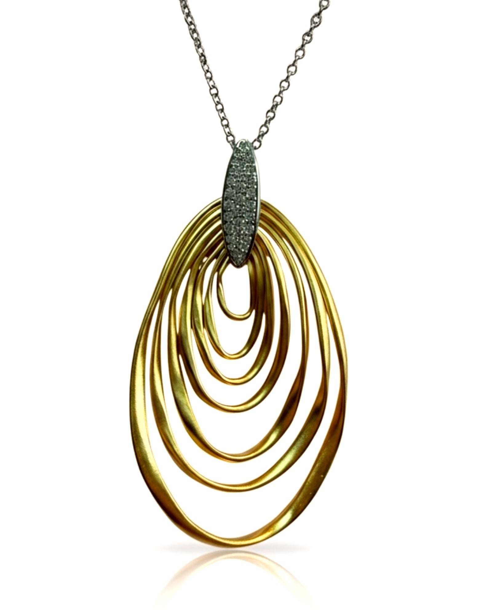 Majestic Necklace in Gold-Plated Silver
