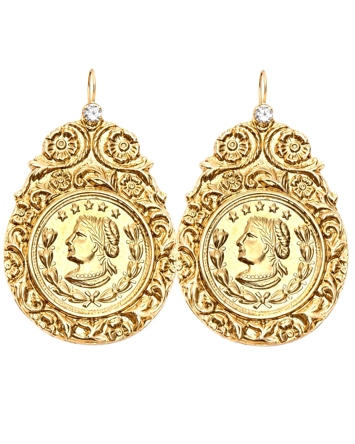 Libra Image Earrings