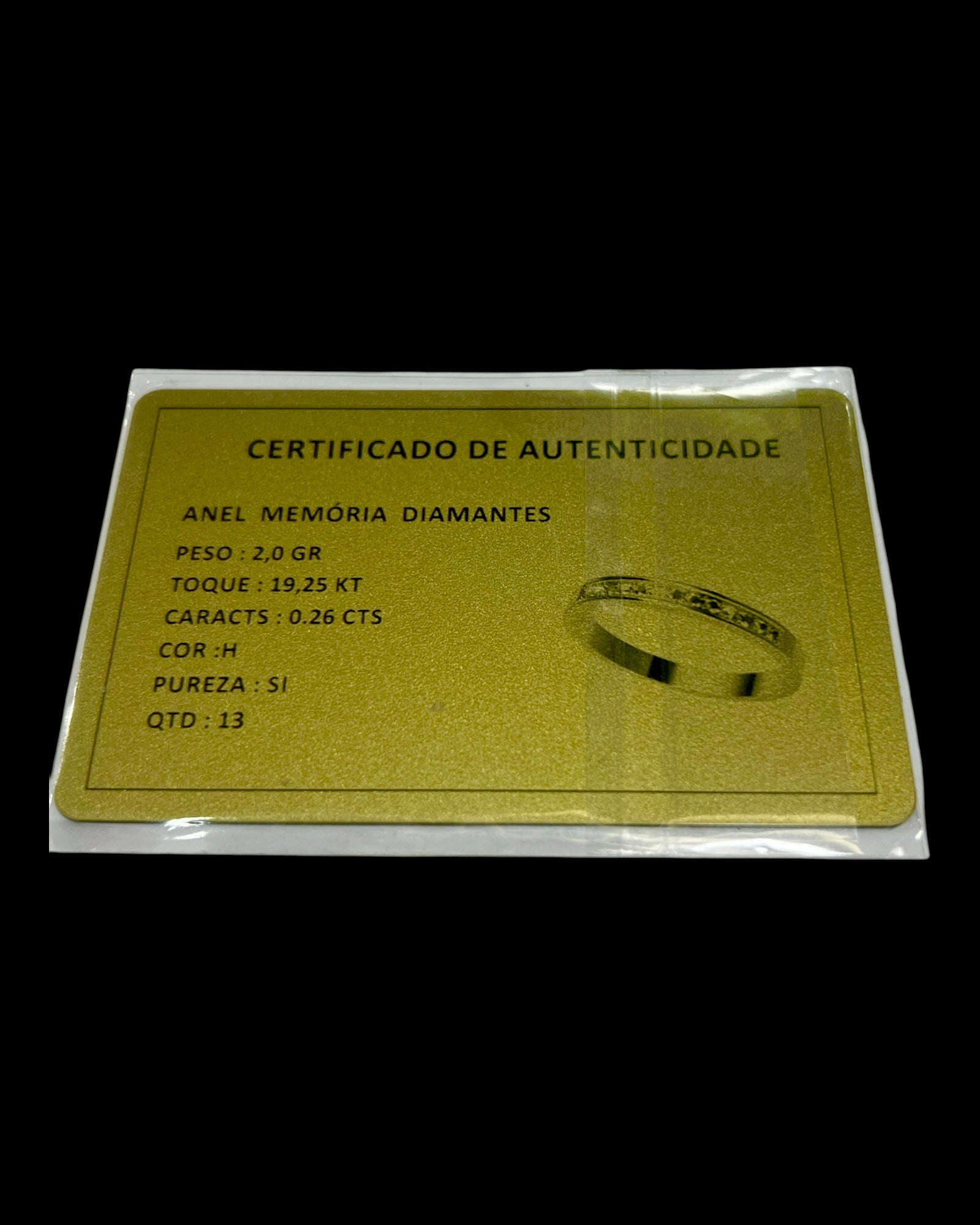 Gold Memory Ring