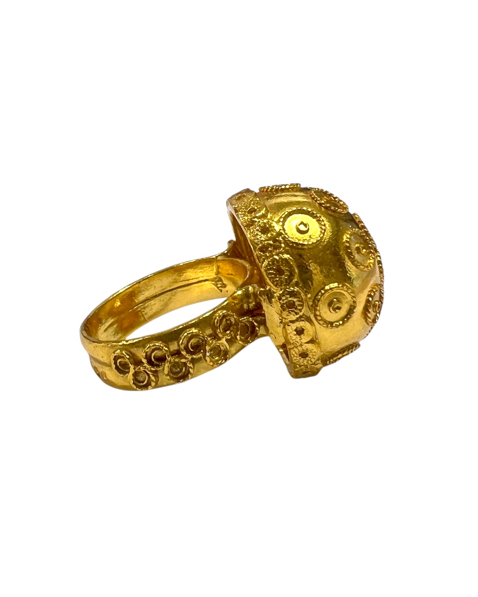 Viana Conta Ring in gold-plated silver