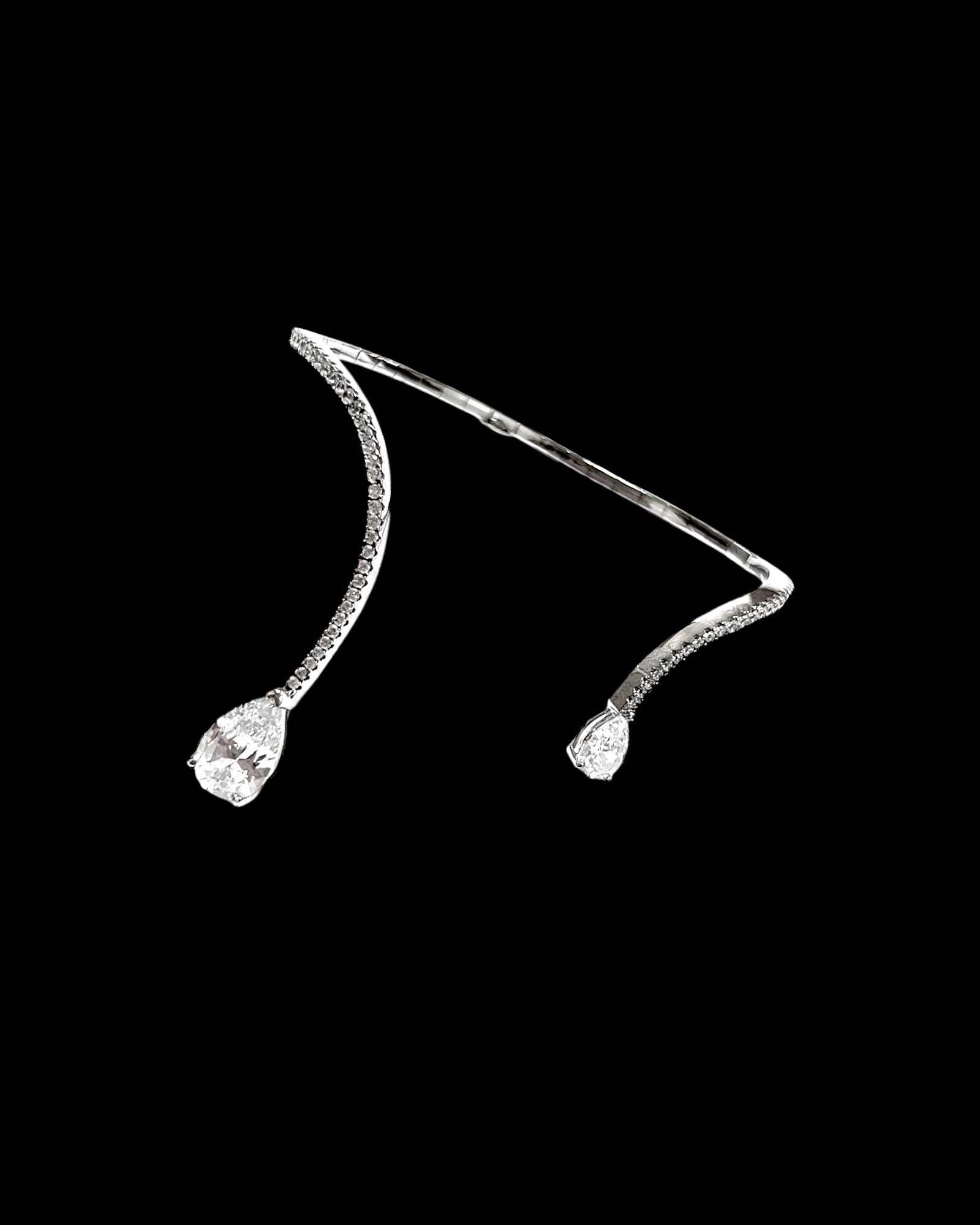 Silver Drop Bracelet / Slave Bracelet