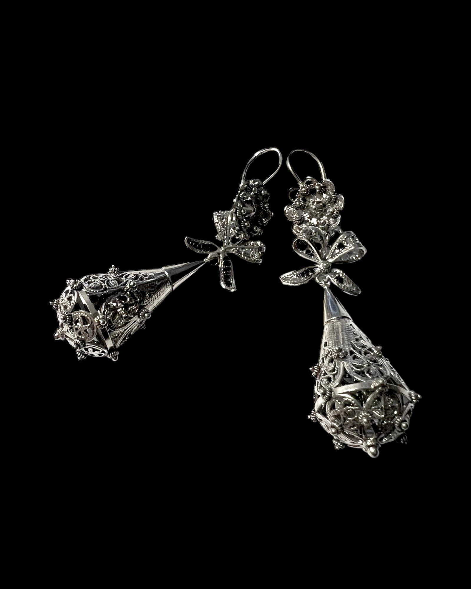 Filigree Silver Earrings