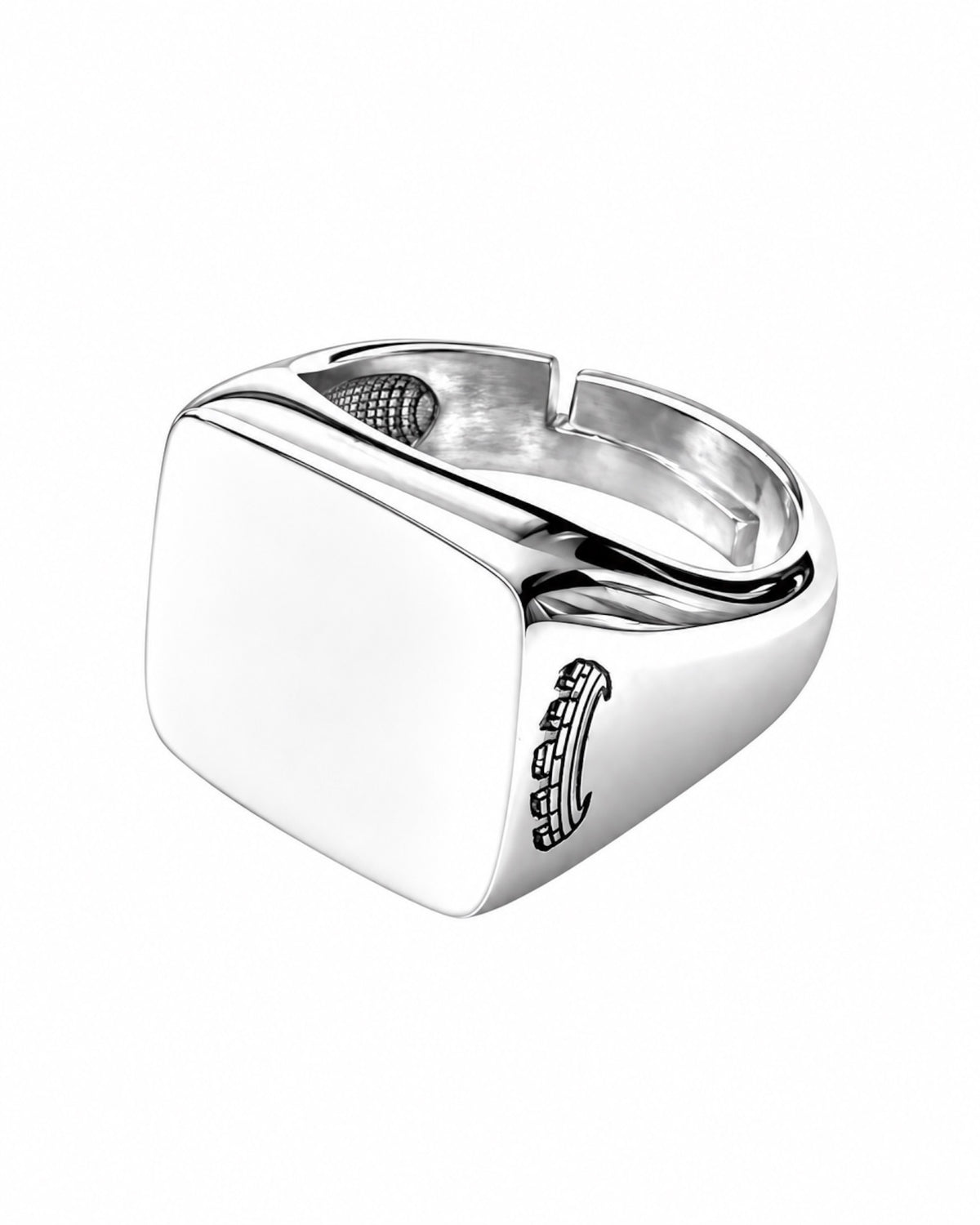 Men's ring in silver