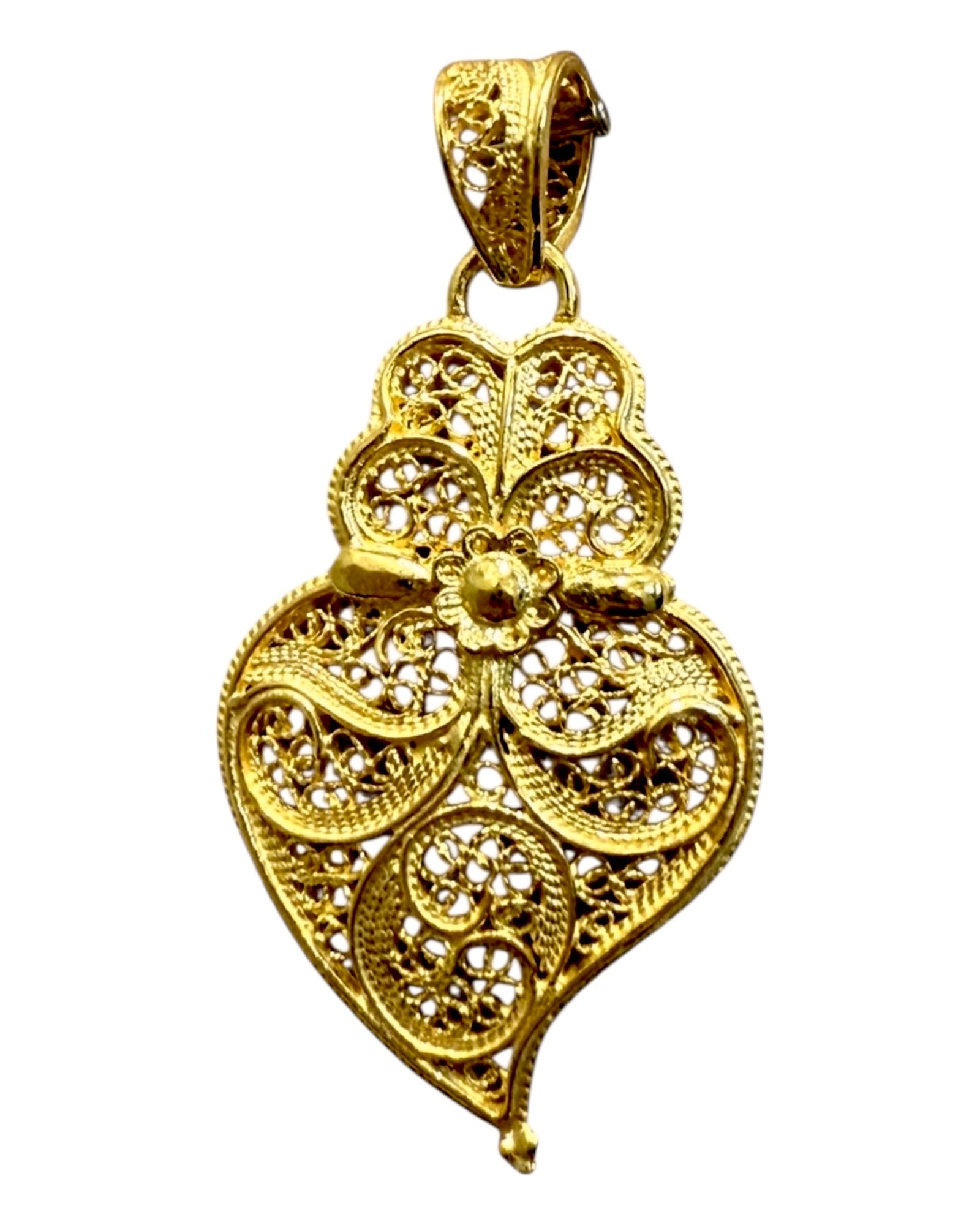 Heart of Viana Medal in Gold Plated Silver