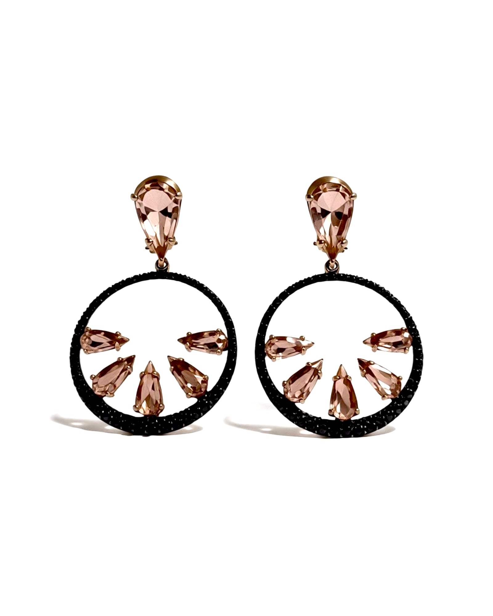 Brincos Brilhos em prata dourada