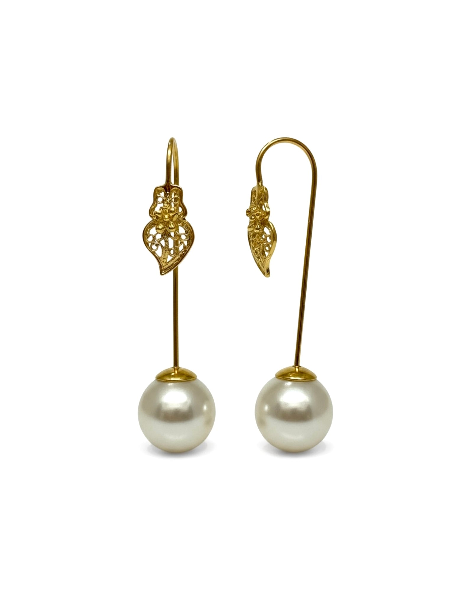Filigree Pearl Earrings